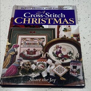 Better Homes and Gardens Cross-Stitch Christmas Patterns - Purple & Green & Red